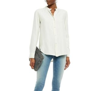 Rag & Bone Stripe Satin Jacquard Shirt